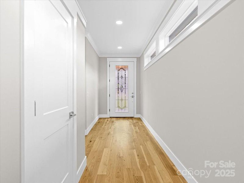 Transom Lit Entryway