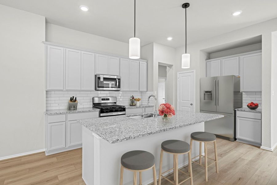 Furnished interior view inside a new home in Two Step Farm, Montgomery (Image 6).