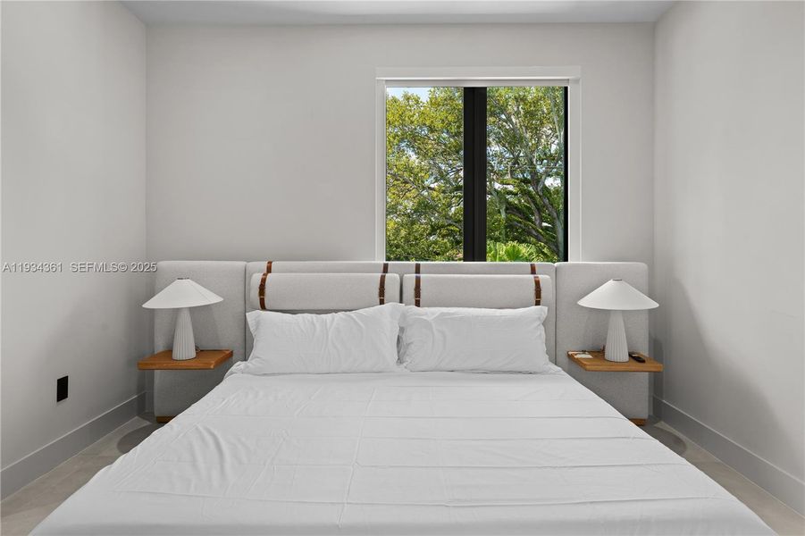 Furnished interior view inside a new home in , Miami (Image 35).