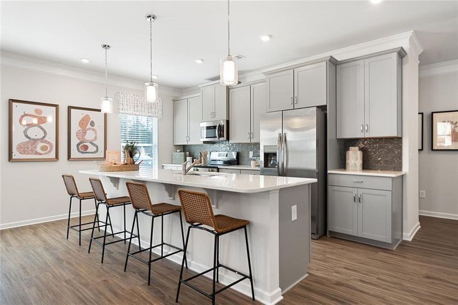 Furnished interior view inside a new home in Evergreen at Lakeside, Temple (Image 3).