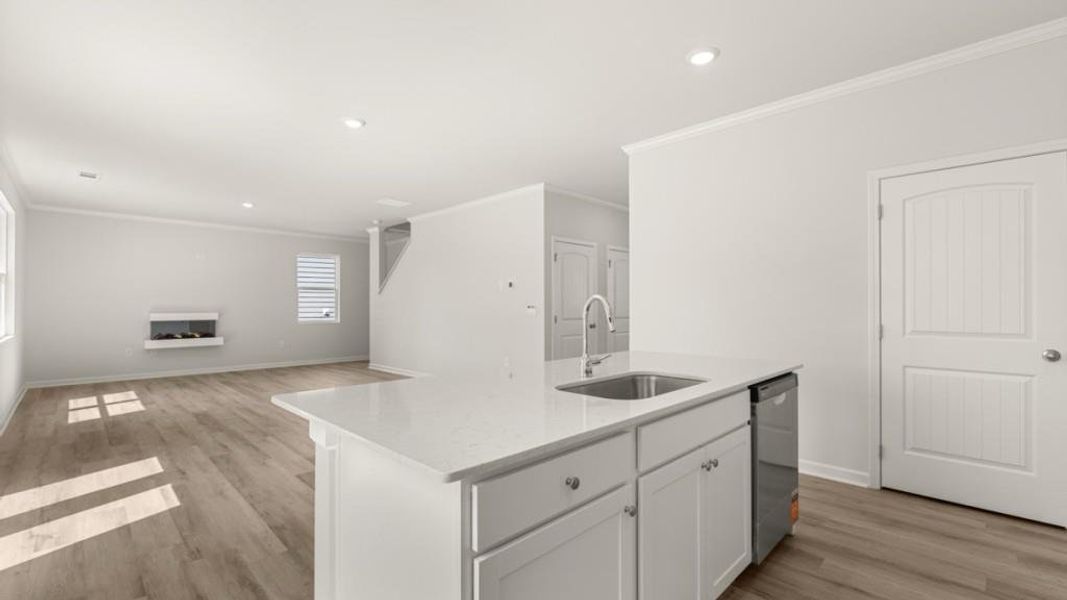 Furnished interior view inside a new home in Braselton Village, Braselton (Image 9).