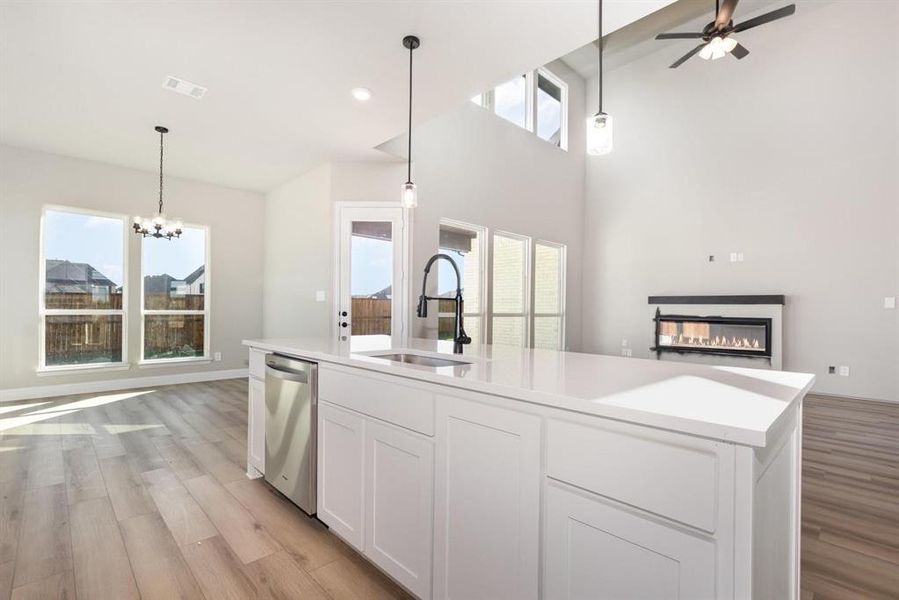 Furnished interior view inside a new home in , Prosper (Image 9). Furnished interior view inside a new home in , Prosper (Image 9).