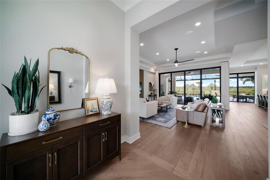 Furnished interior view inside a new home in , Parrish (Image 15).