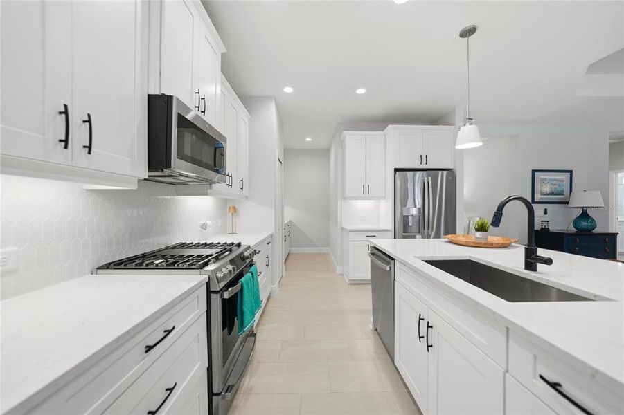 Furnished interior view inside a new home in , Englewood (Image 12).
