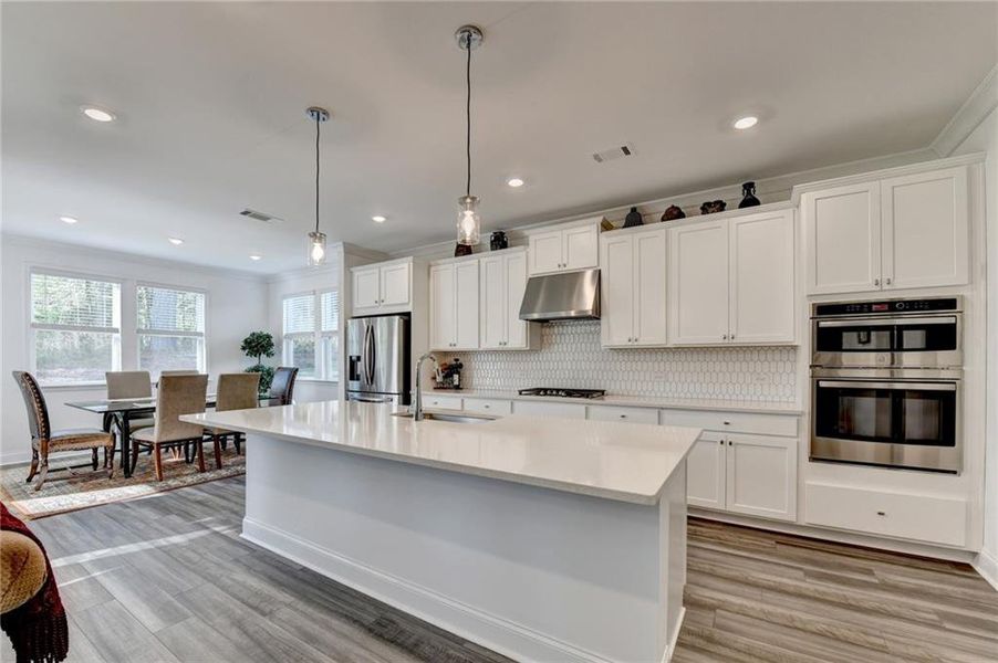 Furnished interior view inside a new home in Bailey Fence, Dacula (Image 11).
