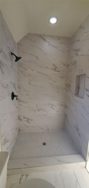 Primary bathroom shower