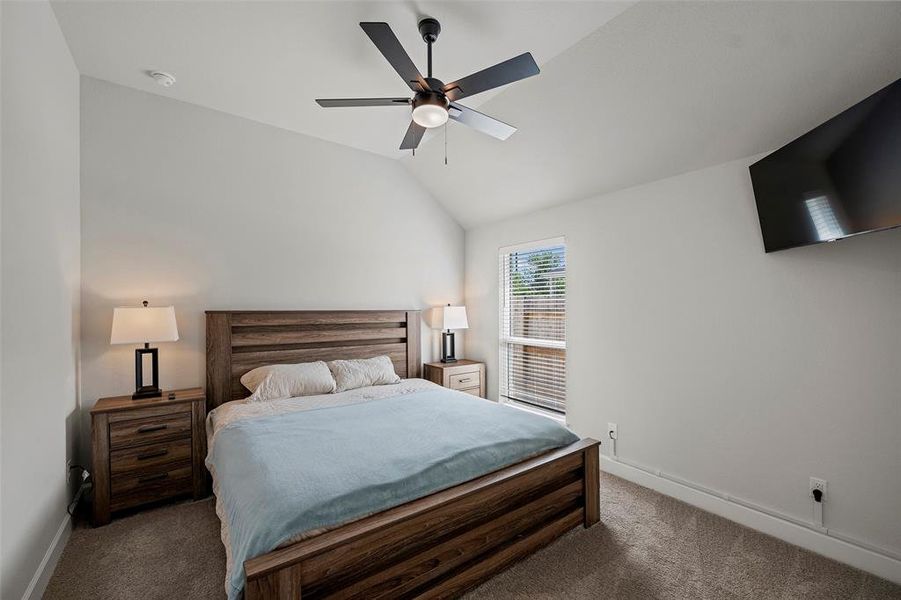 secondary bedroom is perfect for out of town guest