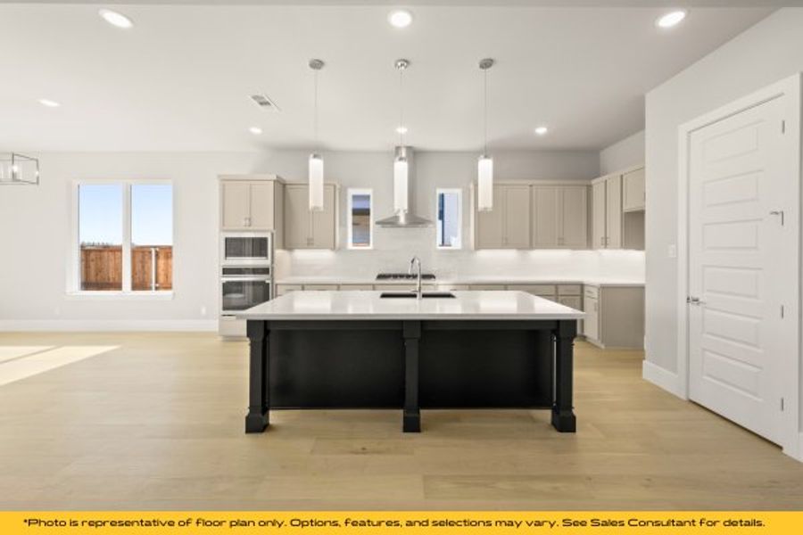 Representative furnished interior of a home built from the Breckenridge by Stonefield Homes in Heath Golf and Yacht Club, Rockwall (Image 33).