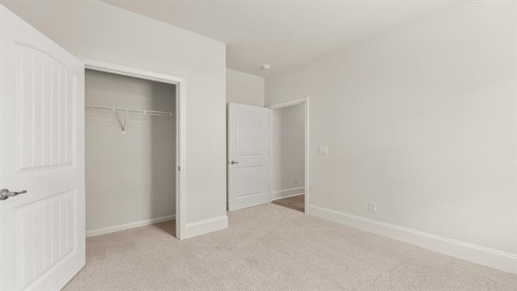 Spacious, unfurnished interior of a new home in Hamptons at Riverwood North, Dallas (Image 62).