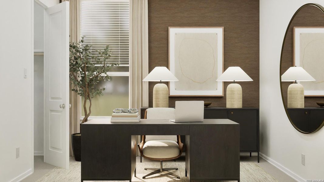 Furnished interior view inside a new home in Gatehouse, New Braunfels (Image 30).