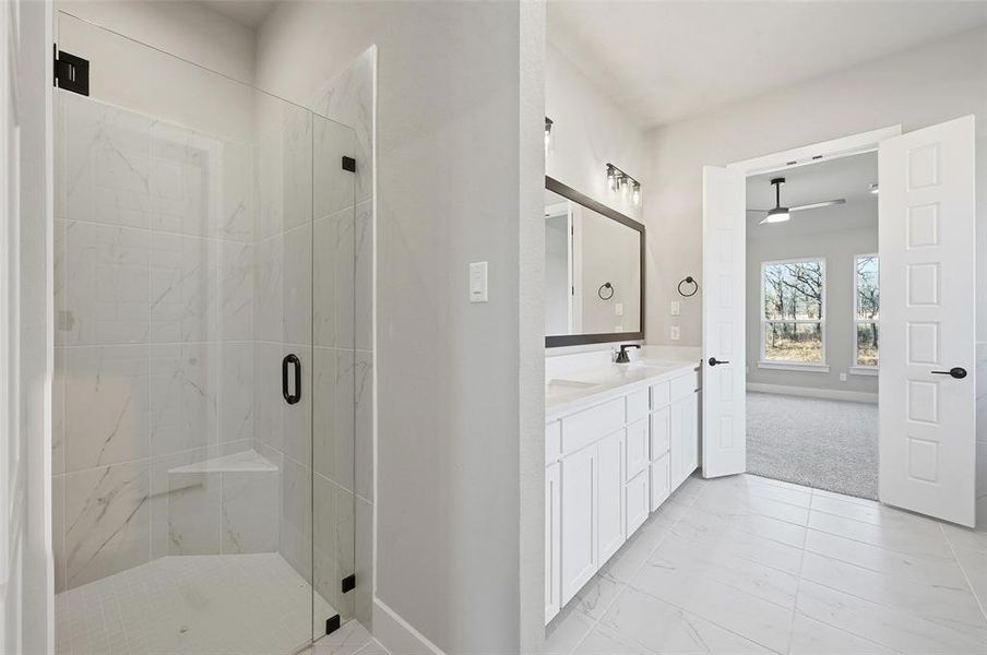 Furnished interior view inside a new home in Escondido Ranches, Poolville (Image 12).