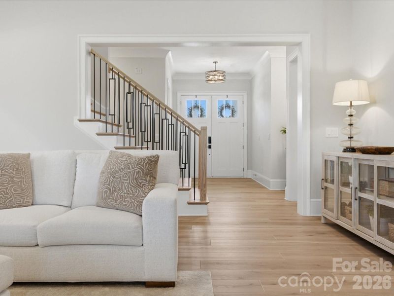 Furnished interior view inside a new home in Broadmoor at Marvin, Marvin (Image 11).
