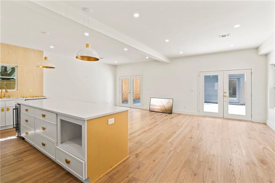 Furnished interior view inside a new home in , Atlanta (Image 5). Furnished interior view inside a new home in , Atlanta (Image 5).