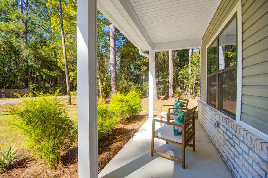 Exterior details and patio area of a home in , Summerville (Image 31).