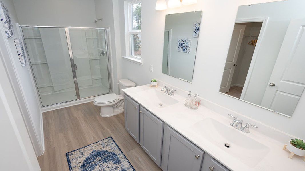 Representative furnished interior of a home built from the KERRY by D.R. Horton in Longleaf Village, Rincon (Image 7).