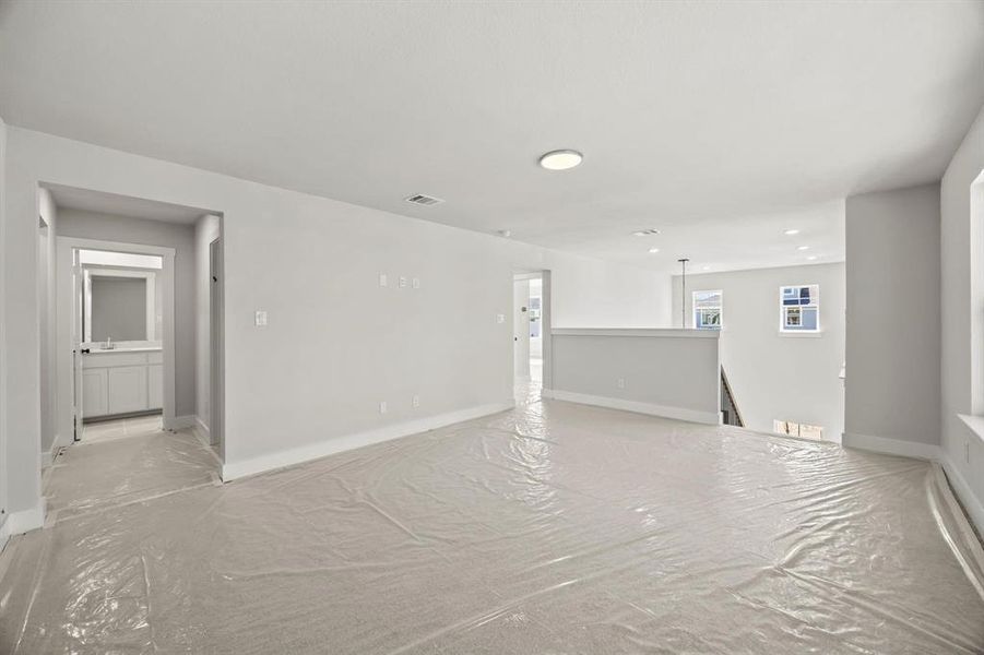 Spacious, unfurnished interior of a new home in North Square at Uptown, Celina (Image 13). Spacious, unfurnished interior of a new home in North Square at Uptown, Celina (Image 13).