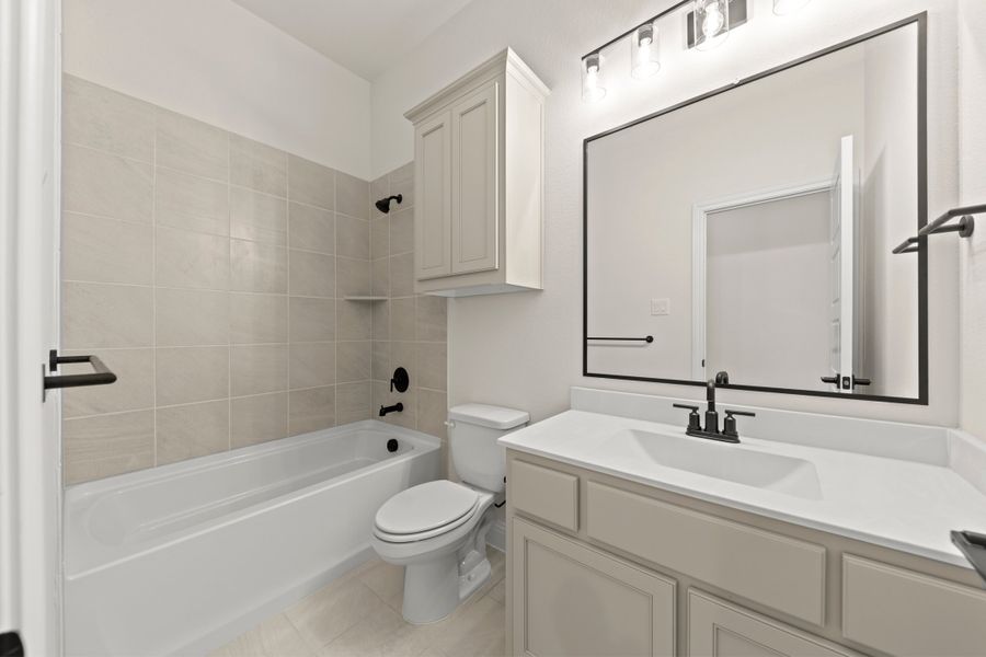 Furnished interior view inside a new home in Lovers Landing, Forney (Image 11).