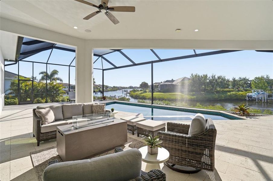 Exterior details and patio area of a home in , Parrish (Image 31).
