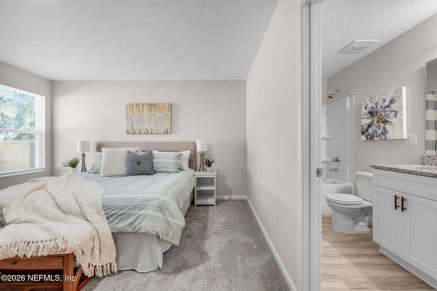 Furnished interior view inside a new home in , Jacksonville (Image 15).