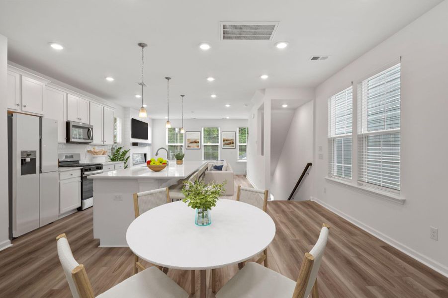 Furnished interior view inside a new home in , North Charleston (Image 5).