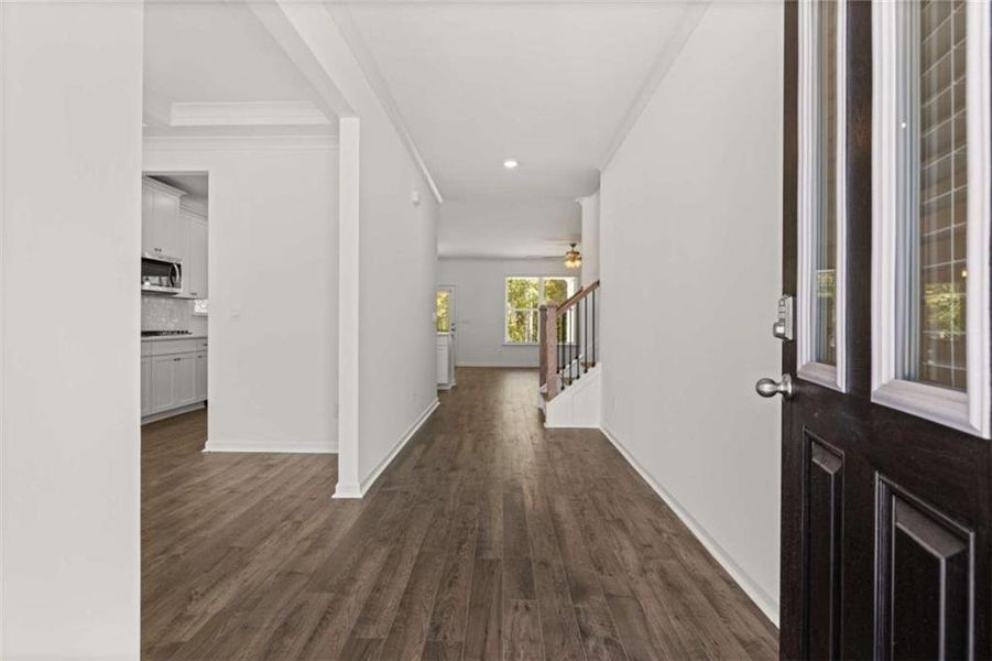 Spacious, unfurnished interior of a new home in Water Oak Estates, Lawrenceville (Image 25). Spacious, unfurnished interior of a new home in Water Oak Estates, Lawrenceville (Image 25).