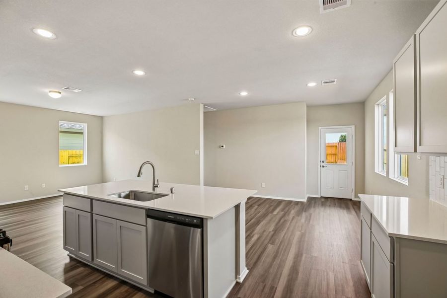 Furnished interior view inside a new home in Mustang Meadows, Waller (Image 9).