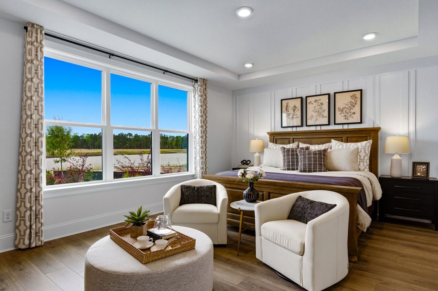 Representative furnished interior of a home built from the Ivey by Beazer Homes in Marshfield, Longs (Image 9).