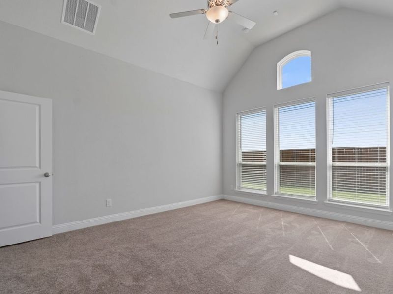 Representative unfurnished interior of a home built from the Weston by Landon Homes in East Village - Classic Series, Frisco (Image 28). Representative unfurnished interior of a home built from the Weston by Landon Homes in East Village - Classic Series, Frisco (Image 28).