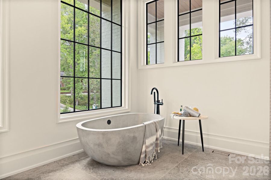 Furnished interior view inside a new home in , Charlotte (Image 17).