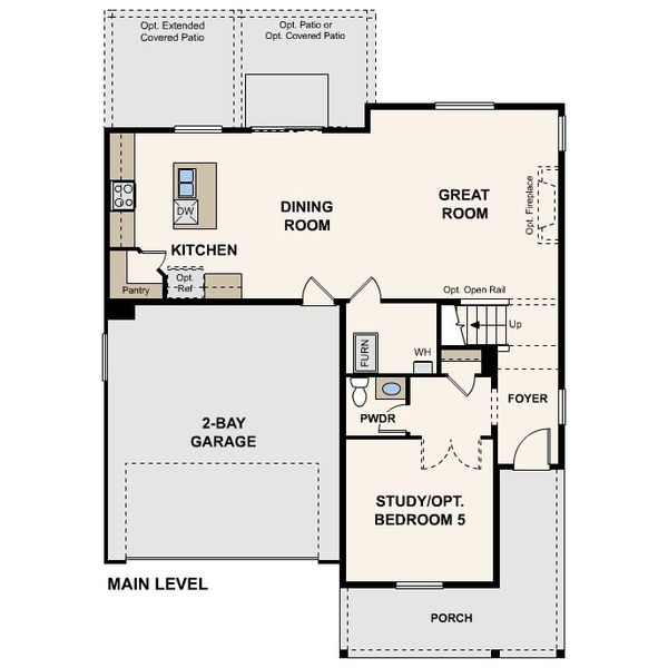 2D floor plan layout of this home in Painted Prairie, Aurora, CO (Image 2). 2D floor plan layout of this home in Painted Prairie, Aurora, CO (Image 2).