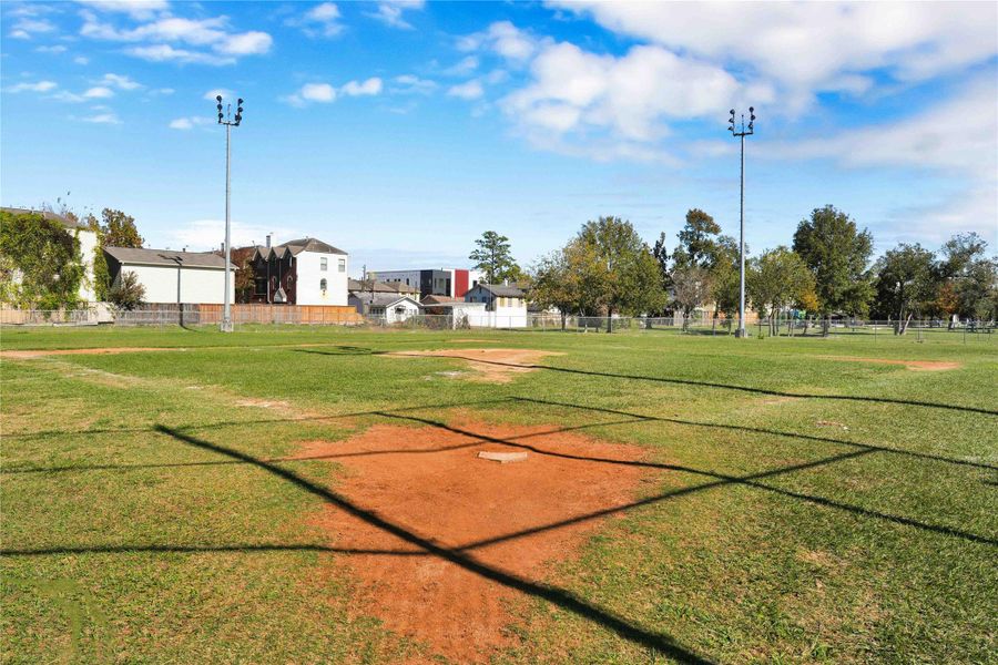 Just a short walk from Cottage Grove Park, featuring running trails, a basketball court, playground, baseball field, picnic areas, and dog-friendly amenities.