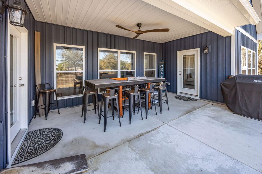 Exterior details and patio area of a home in , Meggett (Image 3). Exterior details and patio area of a home in , Meggett (Image 3).