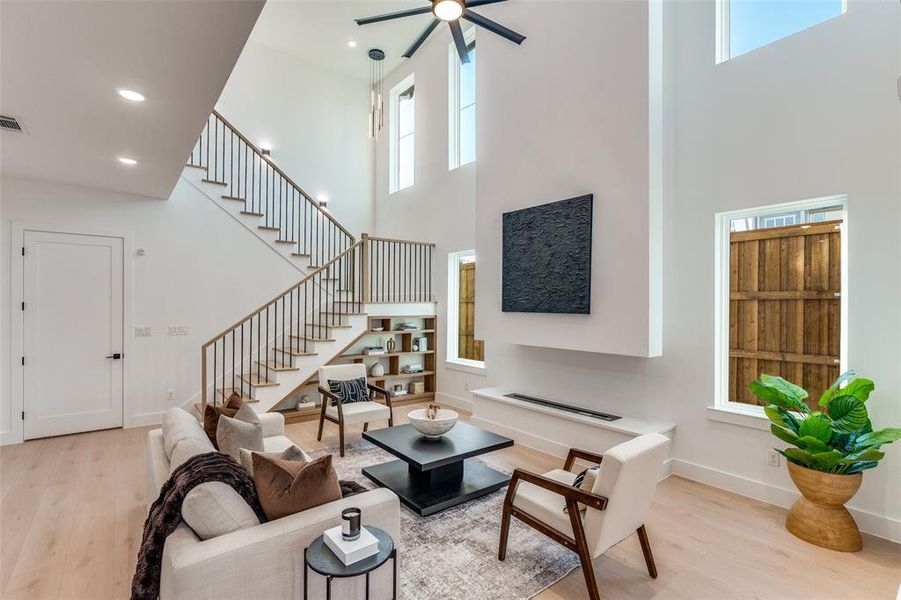 Furnished interior view inside a new home in , Dallas (Image 14).