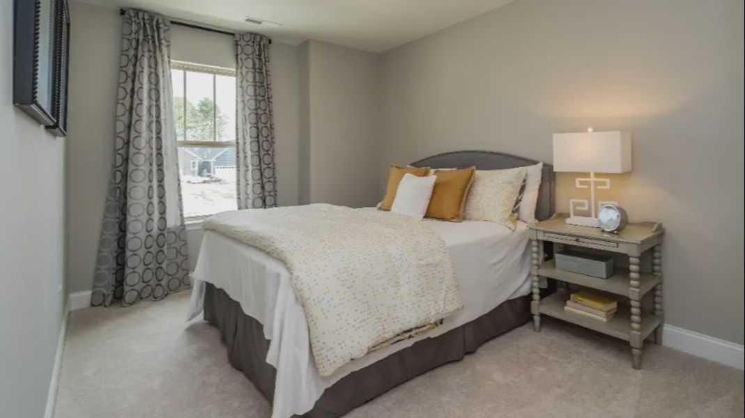 Furnished interior view inside a new home in Battle Bridge, Raleigh (Image 22).