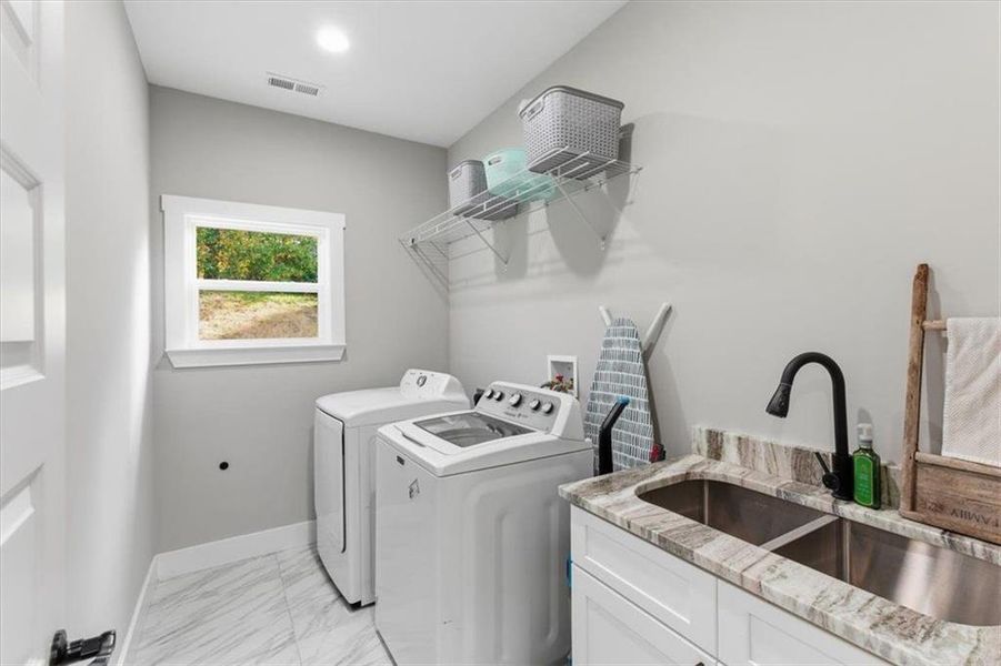 Furnished interior view inside a new home in , Calhoun (Image 19).