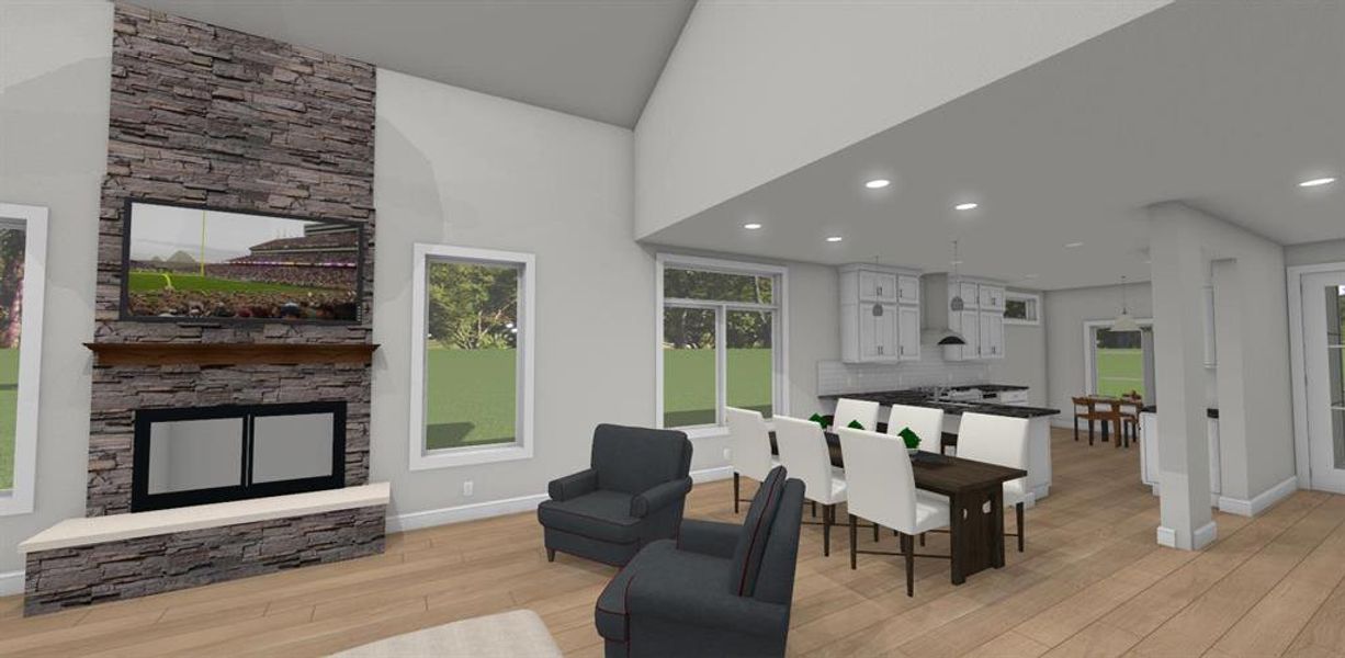 Furnished interior view inside a new home in , McKinney (Image 6). Furnished interior view inside a new home in , McKinney (Image 6).