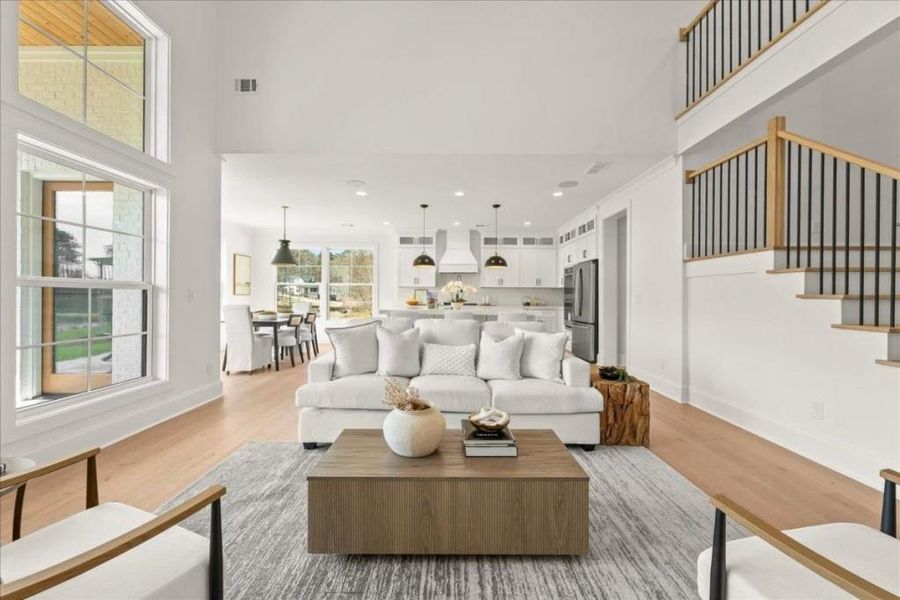 Furnished interior view inside a new home in , Greensboro (Image 28).