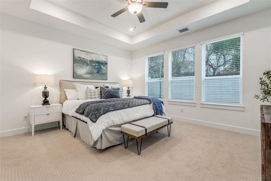 Furnished interior view inside a new home in Painted Tree - South, McKinney (Image 18).