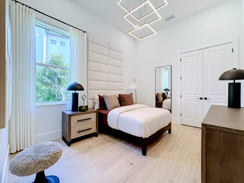 Furnished interior view inside a new home in Legends Bay, Bradenton (Image 29).