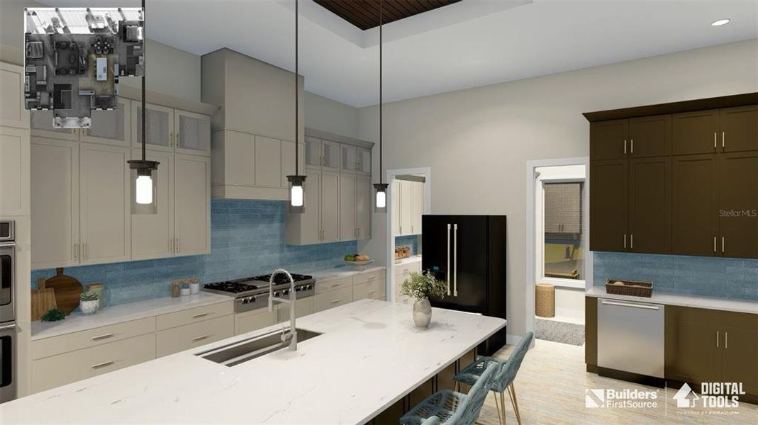 Kitchen rendering