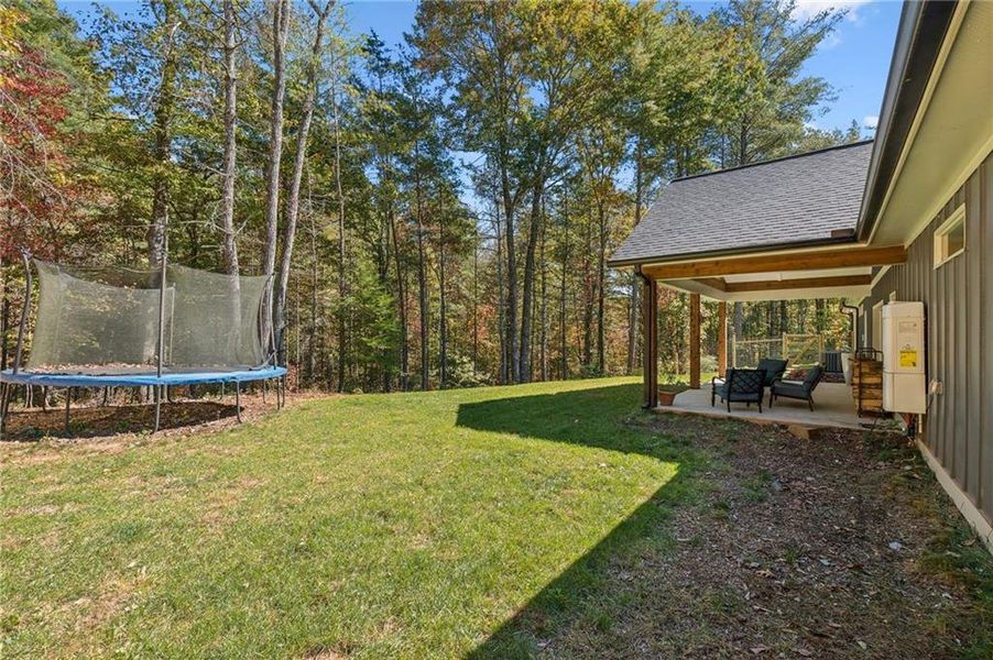 Exterior details and patio area of a home in , Dahlonega (Image 2). Exterior details and patio area of a home in , Dahlonega (Image 2).