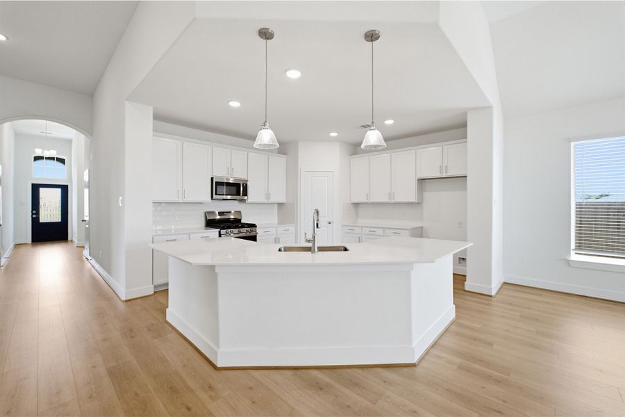 Furnished interior view inside a new home in River Ranch Meadows, Dayton (Image 7).