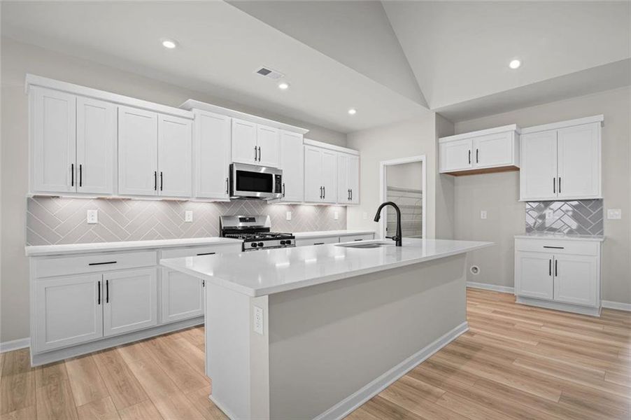 Furnished interior view inside a new home in Easton Park, Dallas (Image 6).