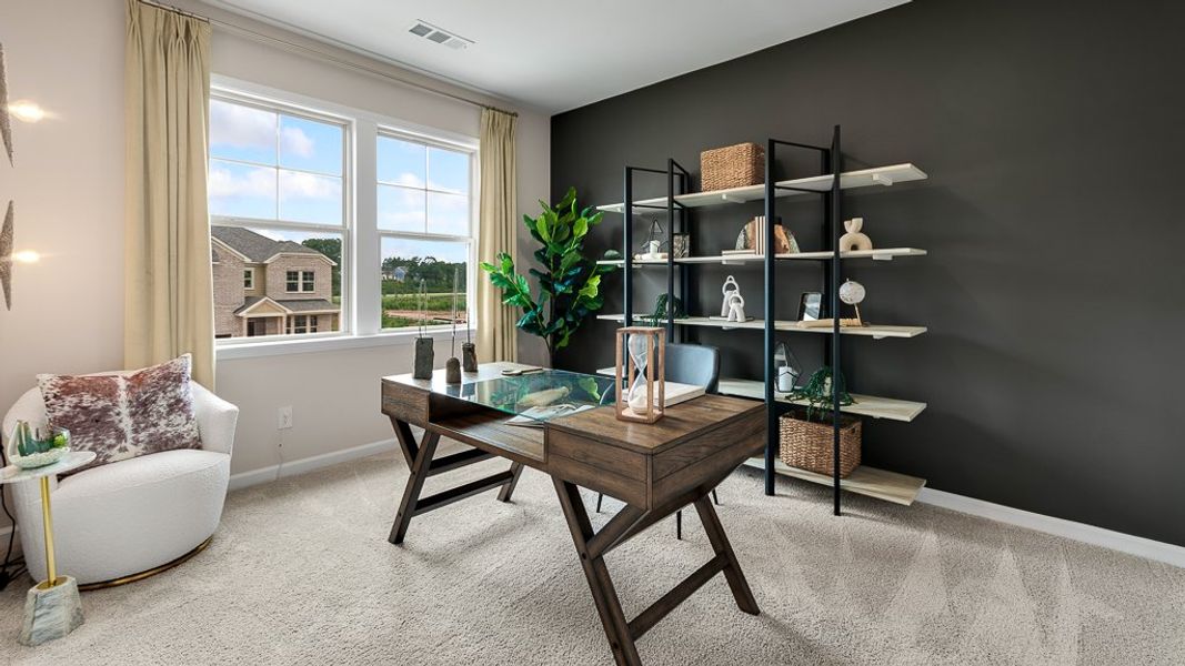 Furnished interior view inside a new home in Stratford Hills, Ball Ground (Image 5). Furnished interior view inside a new home in Stratford Hills, Ball Ground (Image 5).