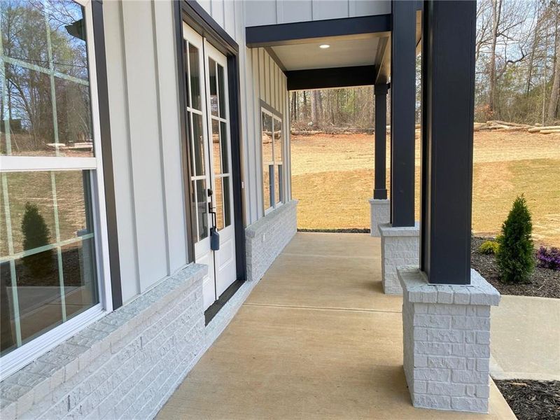 Exterior details and patio area of a home in , Snellville (Image 33).