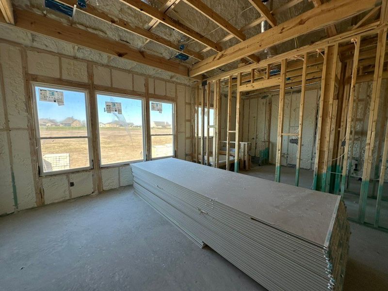 In-progress construction of a new home in Fannin Ranch, Leonard, TX (Image 16).