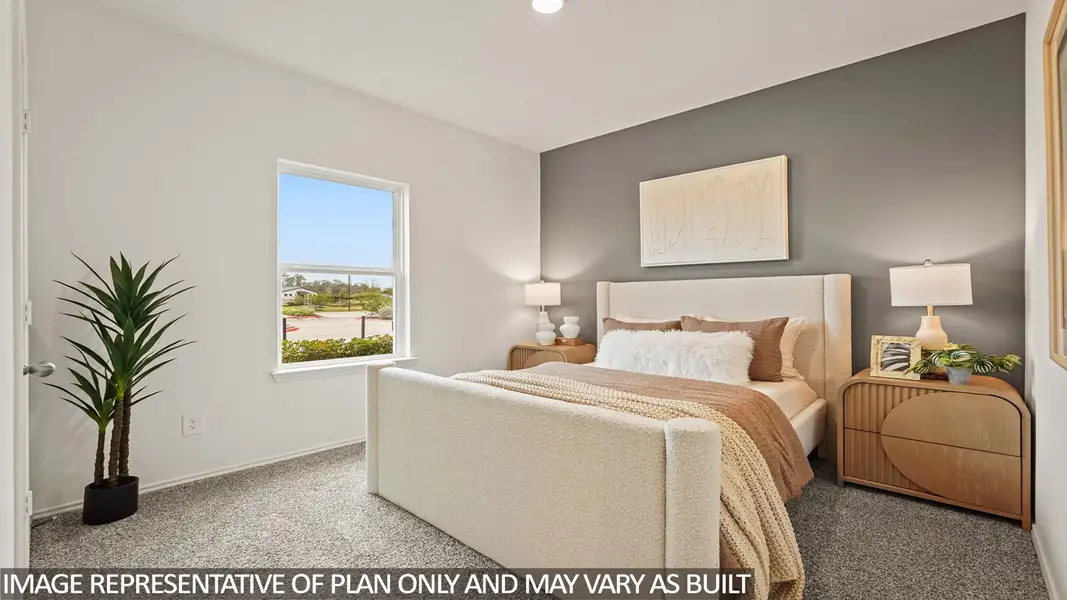 Furnished interior view inside a new home in Porters Mill, New Caney (Image 3).