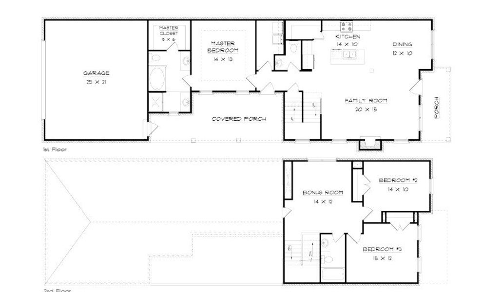 2D floor plan layout for the Briley by Southeastern Building Corporation in The Paddock, Gallatin, TN (Image 2). 2D floor plan layout for the Briley by Southeastern Building Corporation in The Paddock, Gallatin, TN (Image 2).