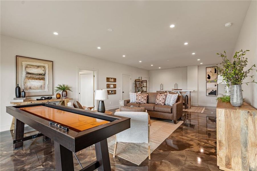 Furnished interior view inside a new home in , Morganton (Image 43).