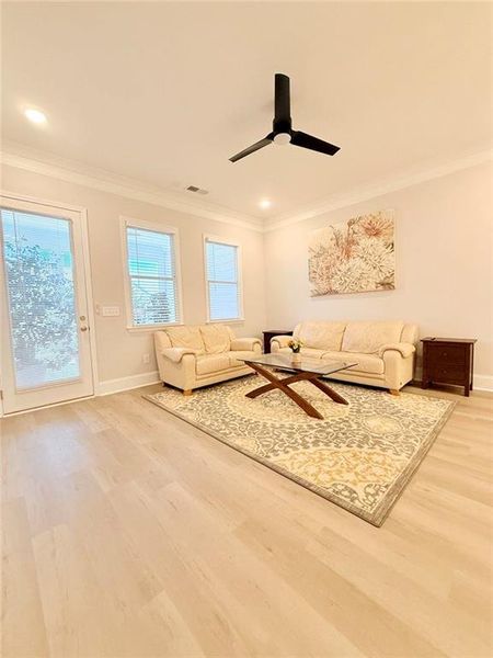 Furnished interior view inside a new home in Haven at Stanley, Kennesaw (Image 5). Furnished interior view inside a new home in Haven at Stanley, Kennesaw (Image 5).